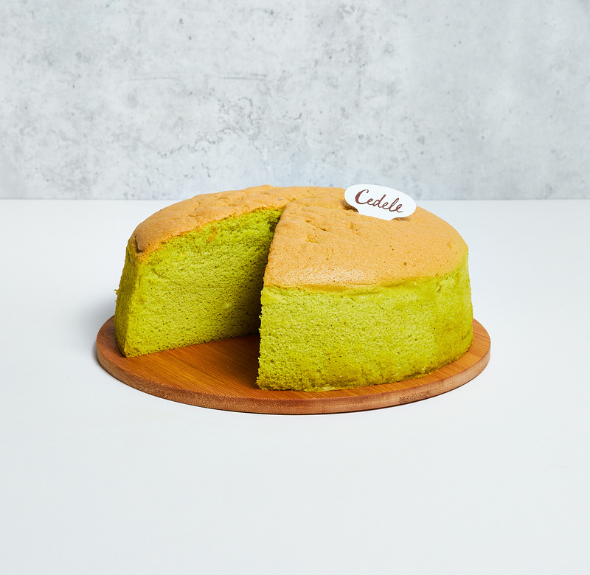 Pandan Ogura Sponge Cake