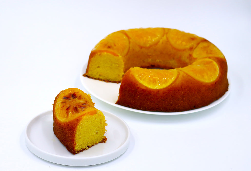 Orange Almond Semolina Bundt Cake