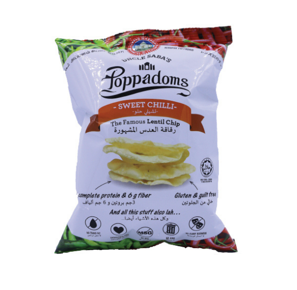 Uncle Sabas Poppadoms Sweet Chili
