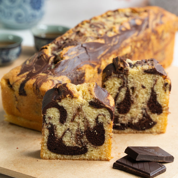 Chocolate Marble Loaf Cake