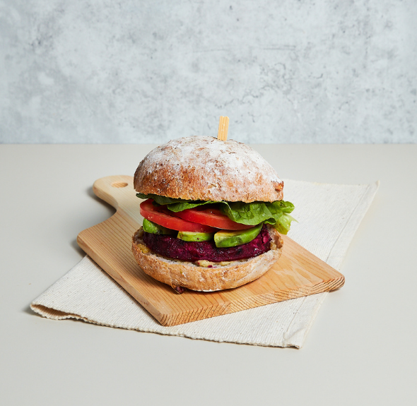 Grilled Beetroot And Avocado Sandwich