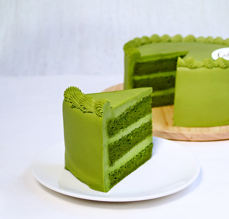 matcha cake with black sesame buttercream — molly yeh