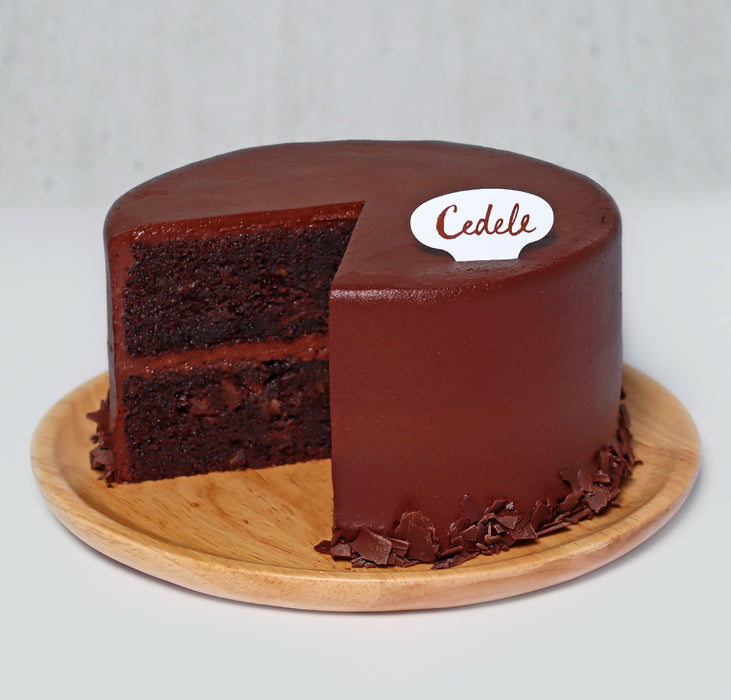 Triple Dark Chocolate Cake - The Tough Cookie